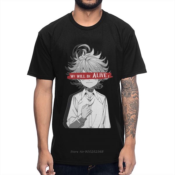 anime the promised neverland t shirt emma we will be alive t-shirt men's cotton tee shirt harajuku streetwear
anime the promised neverland t shirt emma we will be alive t-shirt men's cotton tee shirt harajuku streetwear