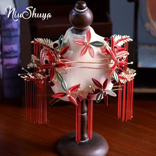niushuya ручной velvet red hanfu костюм аксессуары для волос классический китайский свадебный ретро головной убор свадьбы аксессуары для вол, Golden;silver
niushuya ручной velvet red hanfu костюм аксессуары для волос классический китайский свадебный ретро головной убор свадьбы аксессуары для вол, Golden;silver