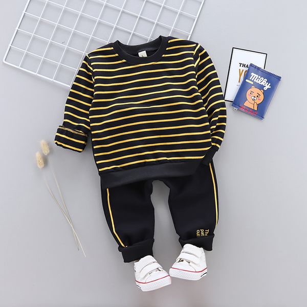 baby boy tracksuit clothes toddler girl long sleeve striped sweatshirt + pants set 1 2 3 4 years kids casual outfits, White
baby boy tracksuit clothes toddler girl long sleeve striped sweatshirt + pants set 1 2 3 4 years kids casual outfits, White