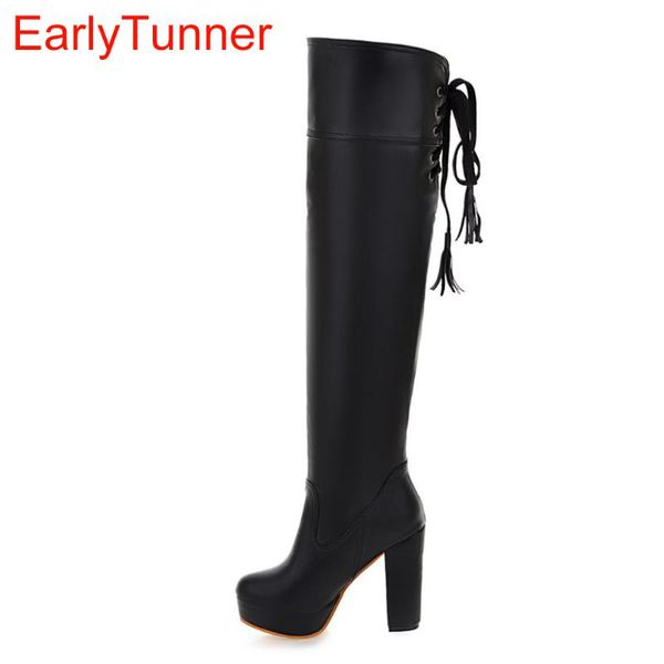 boots fashion black brown women over knee thigh high motorcycle ladies shoes ai115 platform heels plus big size 10 43
boots fashion black brown women over knee thigh high motorcycle ladies shoes ai115 platform heels plus big size 10 43