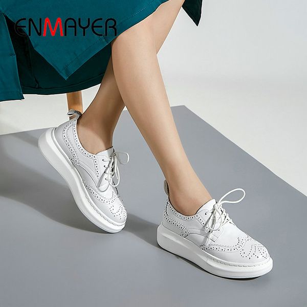 enmayer 2020 lace-up женская обувь клинья круглый toe ретро неподдельной кожи вскользь женская обувь на высоком каблуке шитье насосы 34-39, Black
enmayer 2020 lace-up женская обувь клинья круглый toe ретро неподдельной кожи вскользь женская обувь на высоком каблуке шитье насосы 34-39, Black