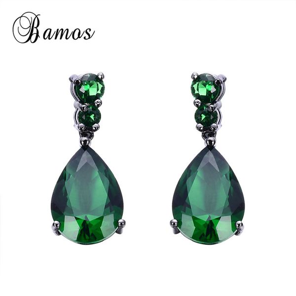 dangle & chandelier bamos charming water drop may birthstone female wedding jewelry black gold filled zircon green earrings for women gifts, Silver
dangle & chandelier bamos charming water drop may birthstone female wedding jewelry black gold filled zircon green earrings for women gifts, Silver