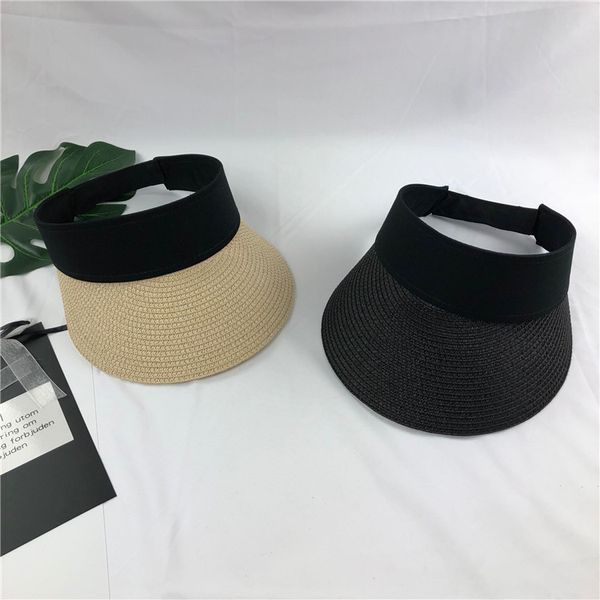 stingy brim hats 2021 simple summer straw sun hat women pearl backable visor with big heads wide uv protection female cap, Blue;gray
stingy brim hats 2021 simple summer straw sun hat women pearl backable visor with big heads wide uv protection female cap, Blue;gray