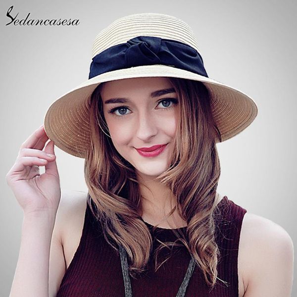 wide brim hats sedancasesa fashion seaside sun visor hat female summer for women straw foldling beach girls sw120017, Blue;gray
wide brim hats sedancasesa fashion seaside sun visor hat female summer for women straw foldling beach girls sw120017, Blue;gray