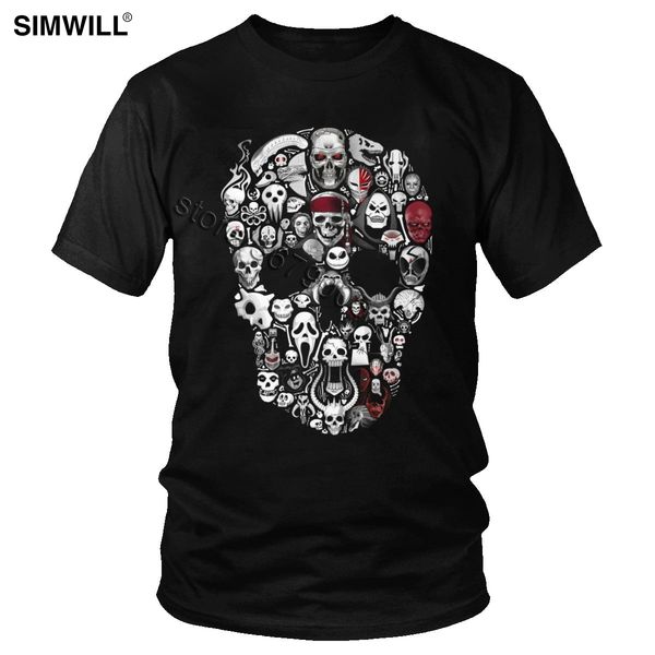 fashion brand horror skull t shirt men cotton halloween skull collection t-shirt summer tee short sleeved dead evil t-shirt 
fashion brand horror skull t shirt men cotton halloween skull collection t-shirt summer tee short sleeved dead evil t-shirt