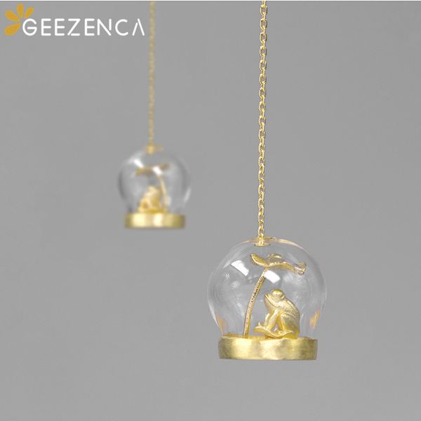 original design 925 sterling silver handmade glass ball frog drop earring fine jewelry dangle women's earrings party trendy cute
original design 925 sterling silver handmade glass ball frog drop earring fine jewelry dangle women's earrings party trendy cute