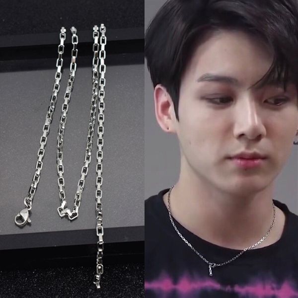 chokers korea steel jewelry 316l stainless chain necklace men's fashion silver color hip hop women kpop, Golden;silver
chokers korea steel jewelry 316l stainless chain necklace men's fashion silver color hip hop women kpop, Golden;silver