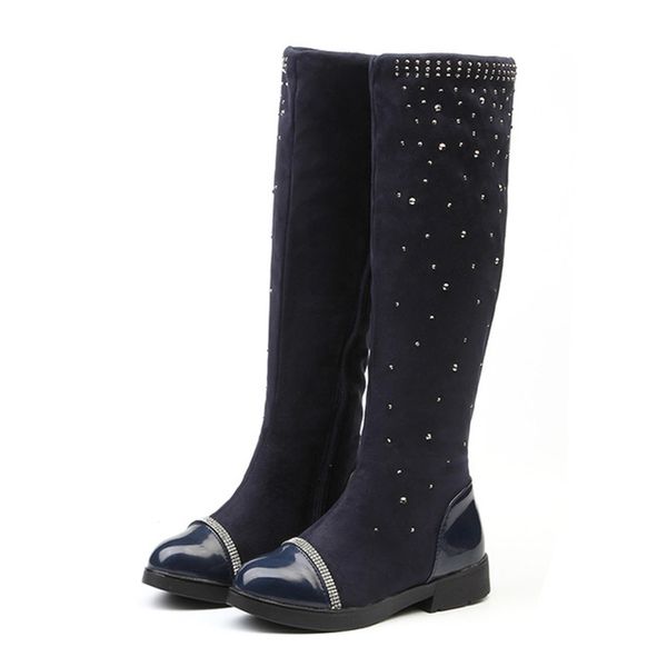 new autumn girls boots fashion princess diamond kids child high boots spring leather children girl shoes 26-36, Black;grey
new autumn girls boots fashion princess diamond kids child high boots spring leather children girl shoes 26-36, Black;grey