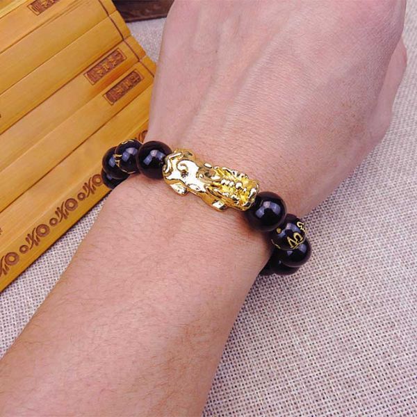 charm bracelets faux obsidian bead bracelet golden brave troops charms buddhist jewelry@88, Golden;silver
charm bracelets faux obsidian bead bracelet golden brave troops charms buddhist jewelry@88, Golden;silver