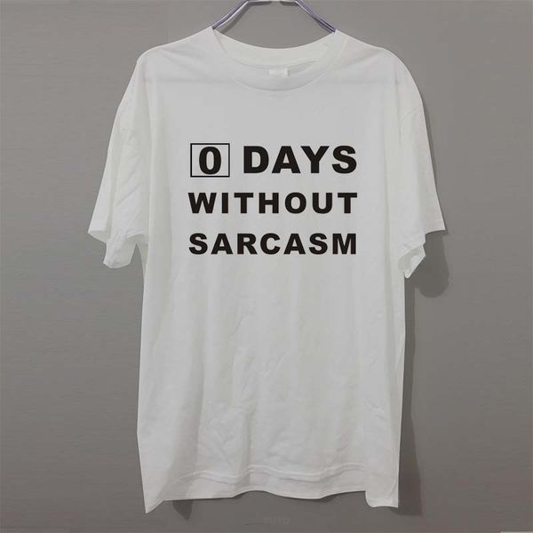 new fashion zero days without sarcasm funny t shirt tshirts cotton short sleeve xmas christmas t-shirts
new fashion zero days without sarcasm funny t shirt tshirts cotton short sleeve xmas christmas t-shirts