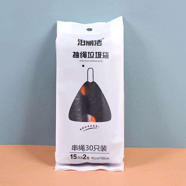 pe pull string garbage bag color point broken portable garbage bag automatic closure and thickened trash bag
pe pull string garbage bag color point broken portable garbage bag automatic closure and thickened trash bag