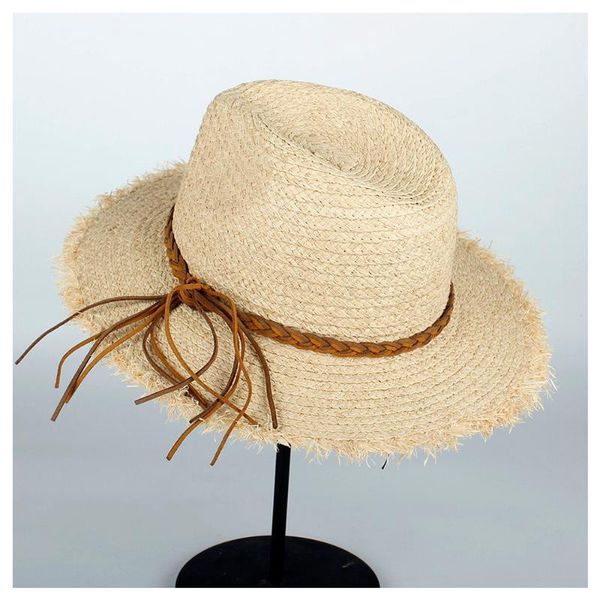 fashion retro bohemia summer women travel beach sun hat elegant lady 100% raffia straw panama sunbonnet sunhat size 56-58cm, Blue;gray
fashion retro bohemia summer women travel beach sun hat elegant lady 100% raffia straw panama sunbonnet sunhat size 56-58cm, Blue;gray