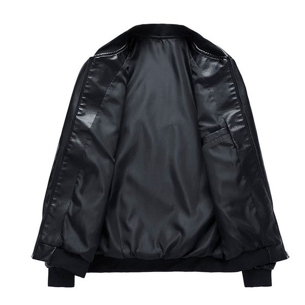 men's fur & faux 2021 winter korean male motorcycle leather plus size 8xl coats men stand collar velvet short biker jackets k152, Black
men's fur & faux 2021 winter korean male motorcycle leather plus size 8xl coats men stand collar velvet short biker jackets k152, Black