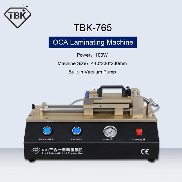 tbk-765 oca laminating machine oca laminator built-in vacuum pump positioning precision fast high efficiency easy operation
tbk-765 oca laminating machine oca laminator built-in vacuum pump positioning precision fast high efficiency easy operation