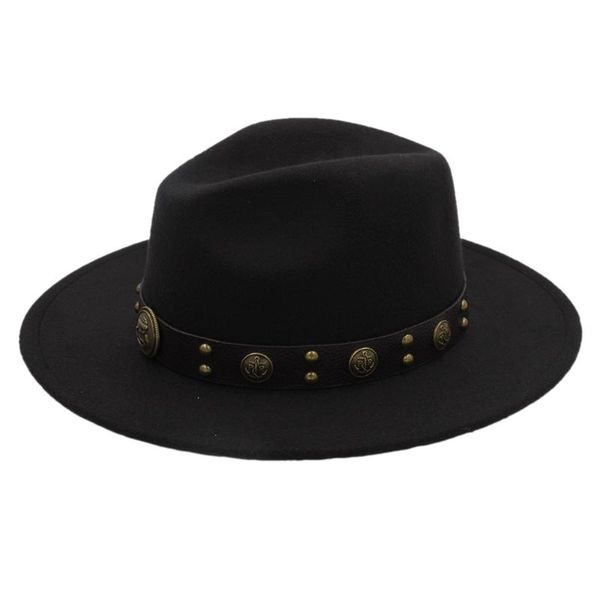 women wool black felt fedora hat with wide brim fascinator jazz fascinator steampunk belt jazz cap size 56-58cm, Blue;gray
women wool black felt fedora hat with wide brim fascinator jazz fascinator steampunk belt jazz cap size 56-58cm, Blue;gray