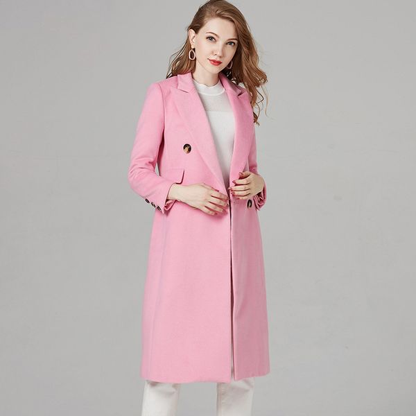 women's wool & blends kmetram real coat female jacket autumn winter women korean long woolen coats and jackets clothes 2021 my3389, Black
women's wool & blends kmetram real coat female jacket autumn winter women korean long woolen coats and jackets clothes 2021 my3389, Black