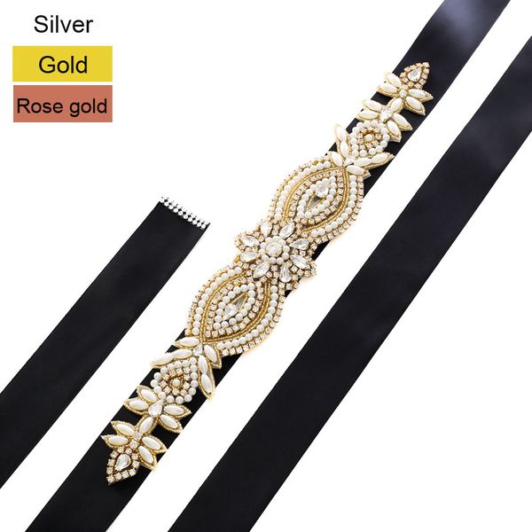 jlzxsy ручной работы из бисера pearl кристалл люкс sash rhinestone ремни для выпускного вечера венчания платья bridesmaids (розовое золото, Black;brown
jlzxsy ручной работы из бисера pearl кристалл люкс sash rhinestone ремни для выпускного вечера венчания платья bridesmaids (розовое золото, Black;brown