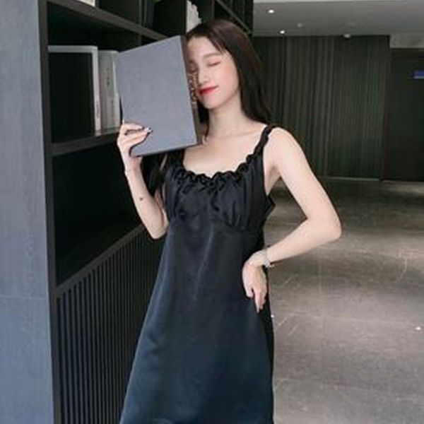 easy tonality japanese diacetic acid small skirt suspender skirt suspender skirtsling dress light mature wind slimming heart small black dre, Black;gray
easy tonality japanese diacetic acid small skirt suspender skirt suspender skirtsling dress light mature wind slimming heart small black dre, Black;gray