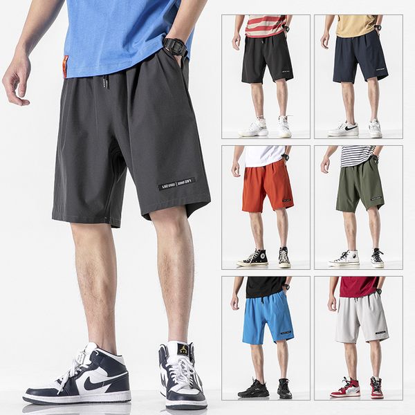 men's shorts plus size men casual loose solid color thin sports knee length pants beach fashion drawstring board, White;black
men's shorts plus size men casual loose solid color thin sports knee length pants beach fashion drawstring board, White;black