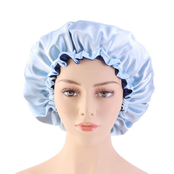 мусульманских женщины night sleep cap satin elastic bonnet hat для ухода за волосами крышка головки adjust потери волос hat шапочка skullies, Blue;gray
мусульманских женщины night sleep cap satin elastic bonnet hat для ухода за волосами крышка головки adjust потери волос hat шапочка skullies, Blue;gray