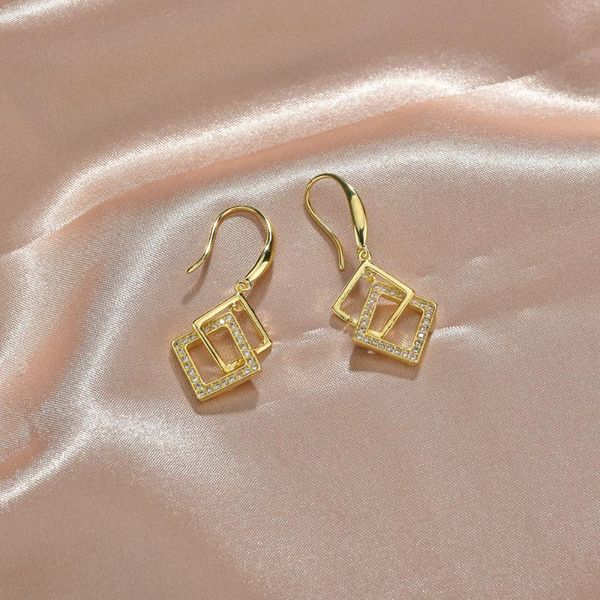 new arrival dangle earrings metal classic square women earrings korean fashion circle geometric jewelry accessories, Silver
new arrival dangle earrings metal classic square women earrings korean fashion circle geometric jewelry accessories, Silver