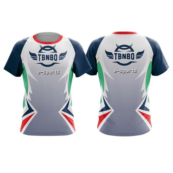 esports tee shirts custom design sublimation printing logo name for esports gaming jerseys, Gray;blue
esports tee shirts custom design sublimation printing logo name for esports gaming jerseys, Gray;blue