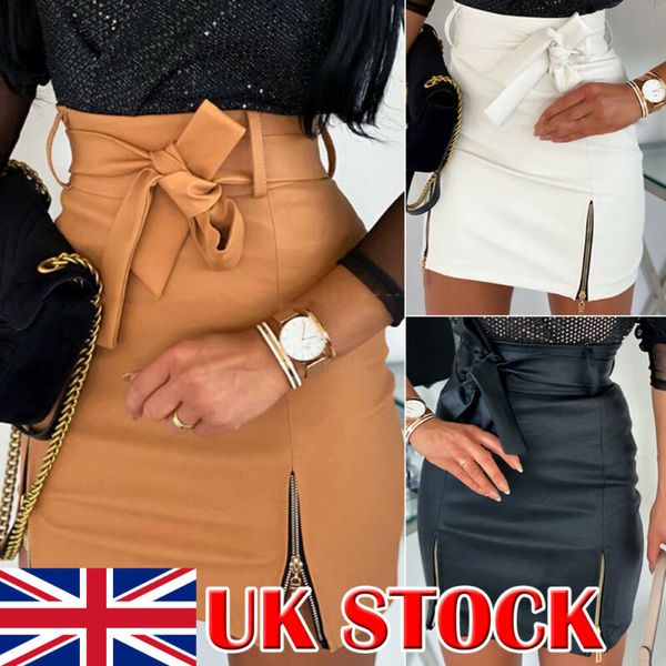 fashion women skirt mini slim skirt high waist stretch zipper up lady bandage pu leather preppy pencil bodycon short, Black
fashion women skirt mini slim skirt high waist stretch zipper up lady bandage pu leather preppy pencil bodycon short, Black