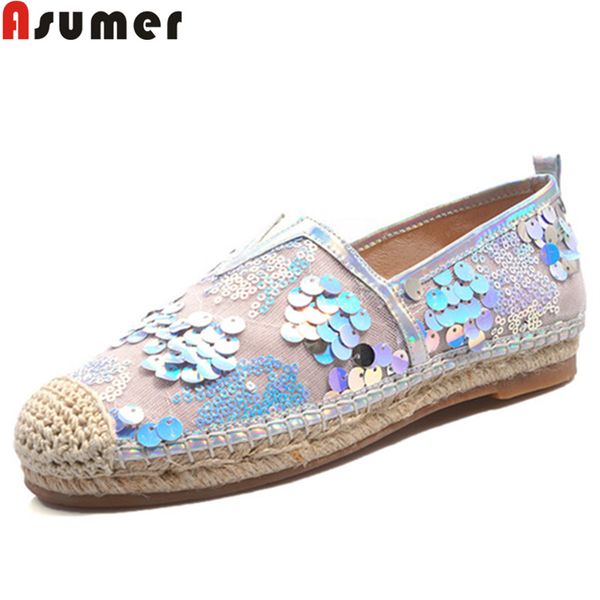 asumer 2020 new flats shoes women round toe bling ladies shoes casual comfortable female leisure loafers women flats, Black
asumer 2020 new flats shoes women round toe bling ladies shoes casual comfortable female leisure loafers women flats, Black