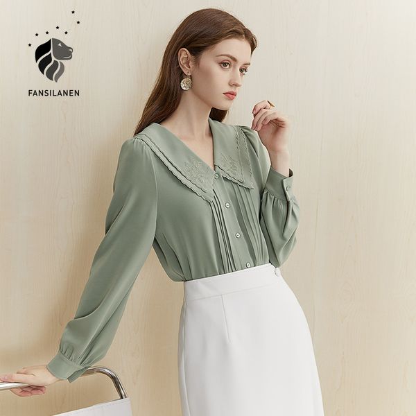 women's blouses & shirts fansilanen embroidery floral chiffon blouse shirt women double layer pleated vintage casual streetwear black f, White
women's blouses & shirts fansilanen embroidery floral chiffon blouse shirt women double layer pleated vintage casual streetwear black f, White