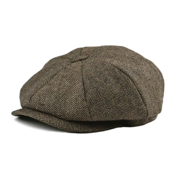 botvela soft tweed wool 8 piece khaki herringbone newsboy cap men 8 panel flat caps women beret hat 005 t200911, Blue;gray
botvela soft tweed wool 8 piece khaki herringbone newsboy cap men 8 panel flat caps women beret hat 005 t200911, Blue;gray