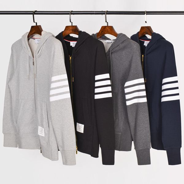 2020 fashion tb thom brand spring autumn hooded clothing cotton jacket men women sweatshirts hoodies male casual sportswear coat, Black
2020 fashion tb thom brand spring autumn hooded clothing cotton jacket men women sweatshirts hoodies male casual sportswear coat, Black
