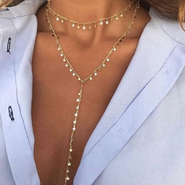 chains 2021 y shape charm women long necklace with tiny star chain for cute girl elegant delicate fashion jewelry, Silver
chains 2021 y shape charm women long necklace with tiny star chain for cute girl elegant delicate fashion jewelry, Silver