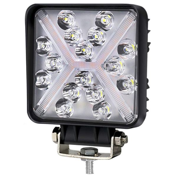46w square work light flood led amber fog lights driving light strobe for truck atv utv suv boat
46w square work light flood led amber fog lights driving light strobe for truck atv utv suv boat