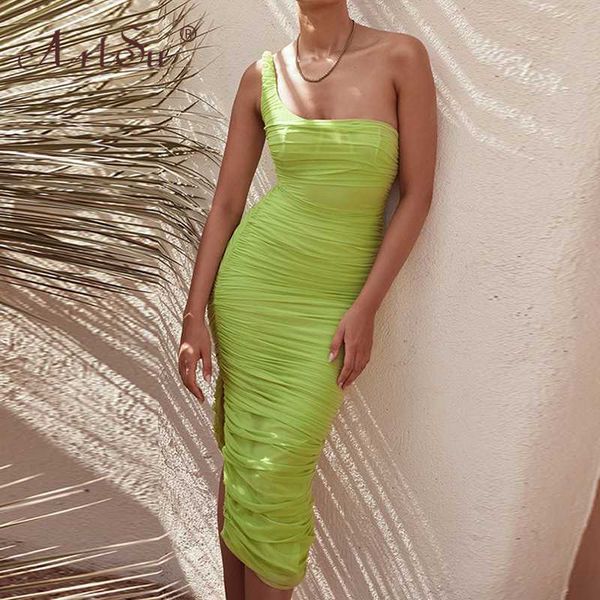 green elegant long dress women one shoulder backless ruched bodycon midi dress autumn mesh party 2020, Black;gray
green elegant long dress women one shoulder backless ruched bodycon midi dress autumn mesh party 2020, Black;gray