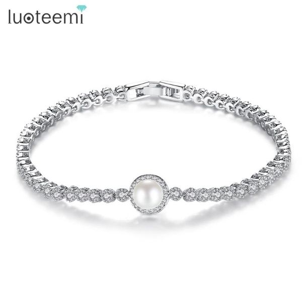 luoteemi noble imitation pearl luxury cubic zirconia tennis bangle bracelets for women bridal gift wedding accessories jewellry, Black
luoteemi noble imitation pearl luxury cubic zirconia tennis bangle bracelets for women bridal gift wedding accessories jewellry, Black