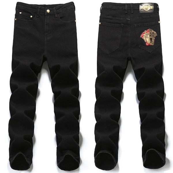 new men's skinny jeans casual slim fit motorcycle mens jeans denim knee hip hop pants wash high quality, Blue
new men's skinny jeans casual slim fit motorcycle mens jeans denim knee hip hop pants wash high quality, Blue