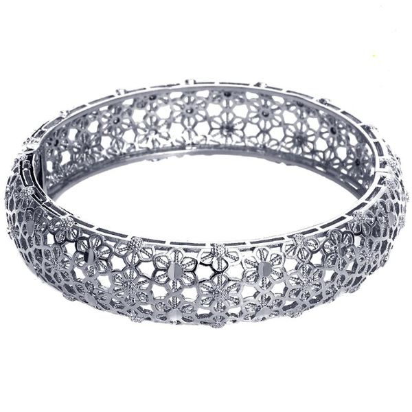 beaded, strands fashion luxury openwork flower inlay alloy gold silver plated bracelet for women party matching elegant bangles jewelry, Black
beaded, strands fashion luxury openwork flower inlay alloy gold silver plated bracelet for women party matching elegant bangles jewelry, Black
