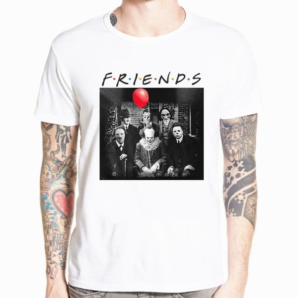 ужасы друзья pennywise майкл майерс джейсон voorhees хэллоуин мужчины футболка топ с коротким рукавом футболка camiseta masculina 4x 5x
ужасы друзья pennywise майкл майерс джейсон voorhees хэллоуин мужчины футболка топ с коротким рукавом футболка camiseta masculina 4x 5x