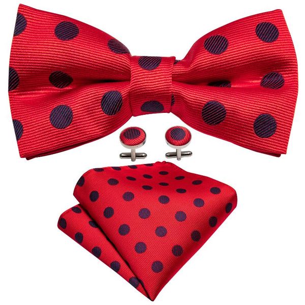 bow ties wedding bowtie red silk tie butterfly knot mens dots bowties pre-tied set pocket square cufflinks barry.wang lh-912, Black;gray
bow ties wedding bowtie red silk tie butterfly knot mens dots bowties pre-tied set pocket square cufflinks barry.wang lh-912, Black;gray
