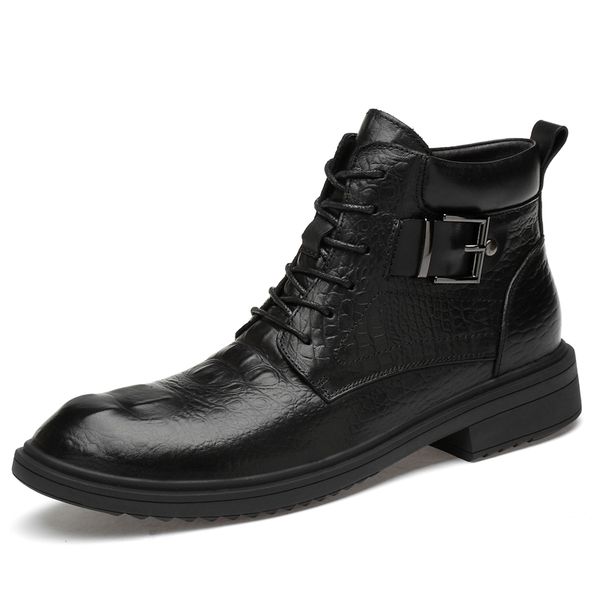 plus size mens casual business wedding formal dresses ankle boots crocodile pattern cow leather shoes botines hombre bota zapato, Black
plus size mens casual business wedding formal dresses ankle boots crocodile pattern cow leather shoes botines hombre bota zapato, Black
