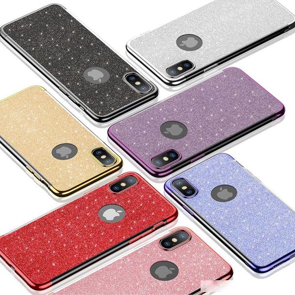 glitter plating phone case for iphone x 8 7 6 6s plus ultra-thin tpu cases 360 degree protector cover for iphone xs xr max
glitter plating phone case for iphone x 8 7 6 6s plus ultra-thin tpu cases 360 degree protector cover for iphone xs xr max