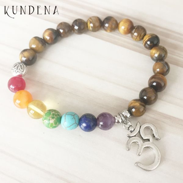tennis 8mm tiger's eye mala wrists 7 chakra yoga bracelet for lotus flower beaded om bracelets gift her/him, Golden;silver
tennis 8mm tiger's eye mala wrists 7 chakra yoga bracelet for lotus flower beaded om bracelets gift her/him, Golden;silver