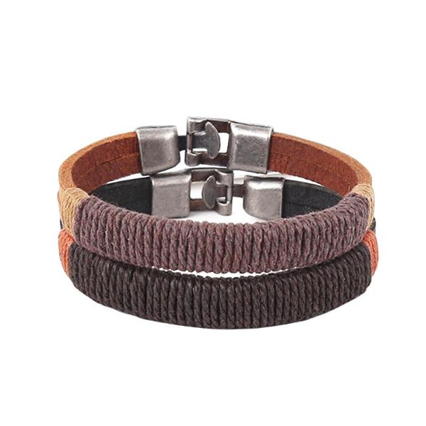 tennis trendy brown black leather wrap bracelets for women men summer accessories 2021 fashion jewelry bracelet gift femme homme, Golden;silver
tennis trendy brown black leather wrap bracelets for women men summer accessories 2021 fashion jewelry bracelet gift femme homme, Golden;silver
