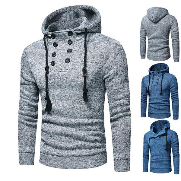 e-baihui 2020 new men s casual sweater double-breasted solid color hooded sweater fashion slim men s sweater xz1603a-7468, Black
e-baihui 2020 new men s casual sweater double-breasted solid color hooded sweater fashion slim men s sweater xz1603a-7468, Black