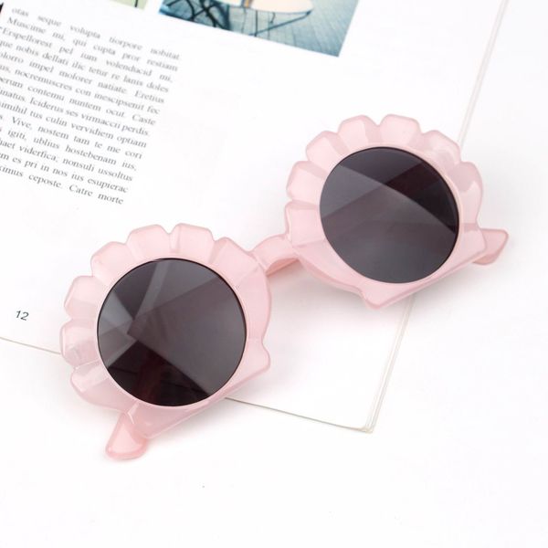 child cute round frame shell design sunglasses children kids gray pink lens fashion boys girls uv400 protection eyewear, White;black
child cute round frame shell design sunglasses children kids gray pink lens fashion boys girls uv400 protection eyewear, White;black