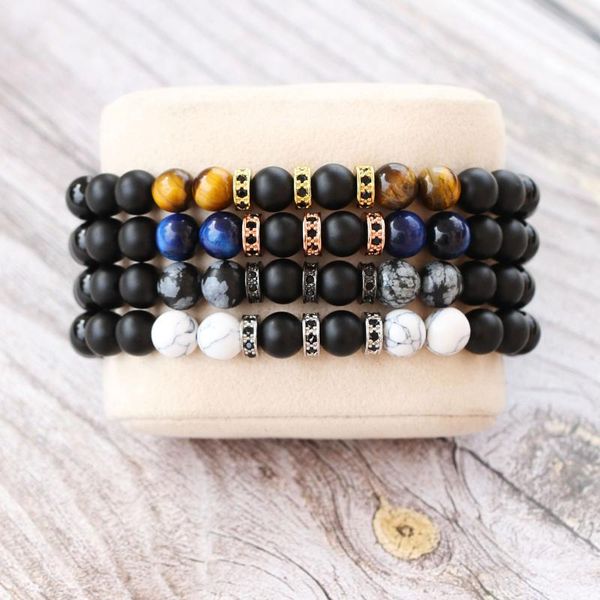 new fashion bracelet men women trendy classic stainless steel and natural tiger eyes stone beads charm bangle for couple jewelry, Golden;silver
new fashion bracelet men women trendy classic stainless steel and natural tiger eyes stone beads charm bangle for couple jewelry, Golden;silver