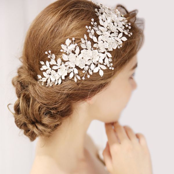 hair clips & barrettes floral bridal headpiece tiara wedding accessories crystal vine handmade headband jewelry for bride, Golden;silver
hair clips & barrettes floral bridal headpiece tiara wedding accessories crystal vine handmade headband jewelry for bride, Golden;silver