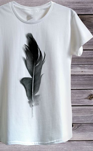 black feather t-shirt by blackbarrel for men women fashion adjusted world problem printed tee shirt
black feather t-shirt by blackbarrel for men women fashion adjusted world problem printed tee shirt