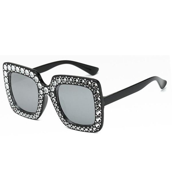 square sunglasses women italy designer diamond sun glasses ladies vintage oversized shades female goggle eyewear cny1495, White;black
square sunglasses women italy designer diamond sun glasses ladies vintage oversized shades female goggle eyewear cny1495, White;black