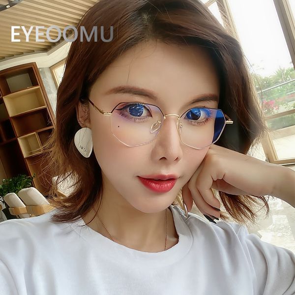 sunglasses eyeoomu polygon blue light blocking eyeglasses women computer glasses hyperopia myopia optical eyewear metal frame acetate ends, White;black
sunglasses eyeoomu polygon blue light blocking eyeglasses women computer glasses hyperopia myopia optical eyewear metal frame acetate ends, White;black